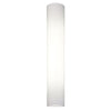 Applique murale LED Cromo en verre, blanc, hauteur 54 cm
