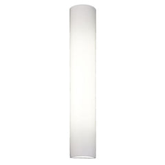 Applique murale LED Cromo en verre, blanc, hauteur 54 cm