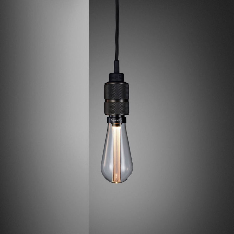 Applique murale Hooked Wall en acier, graphite et bronze, 40 W