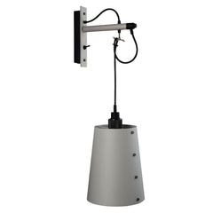 Applique murale Hooked Wall en acier, gris clair et bronze, 40 W, modèle 3