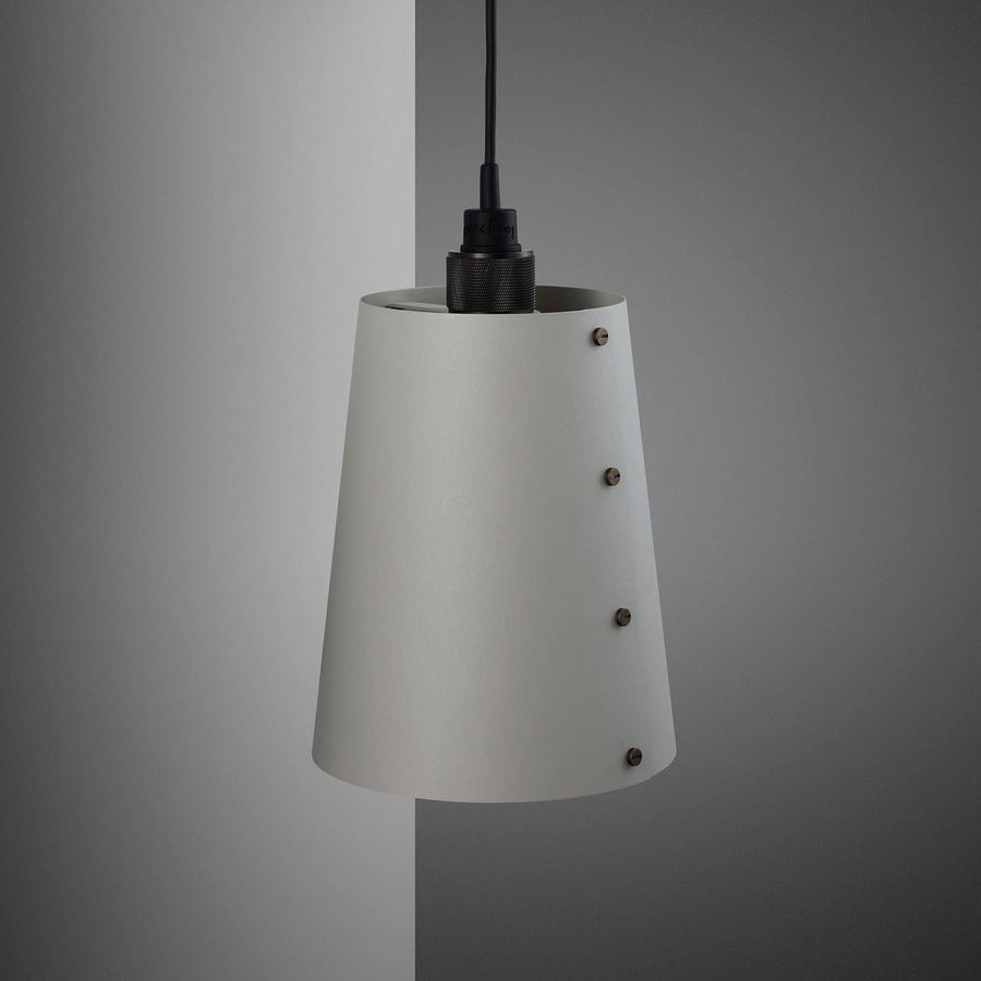 Applique murale Hooked Wall en acier, gris clair et bronze, 40 W, modèle 3
