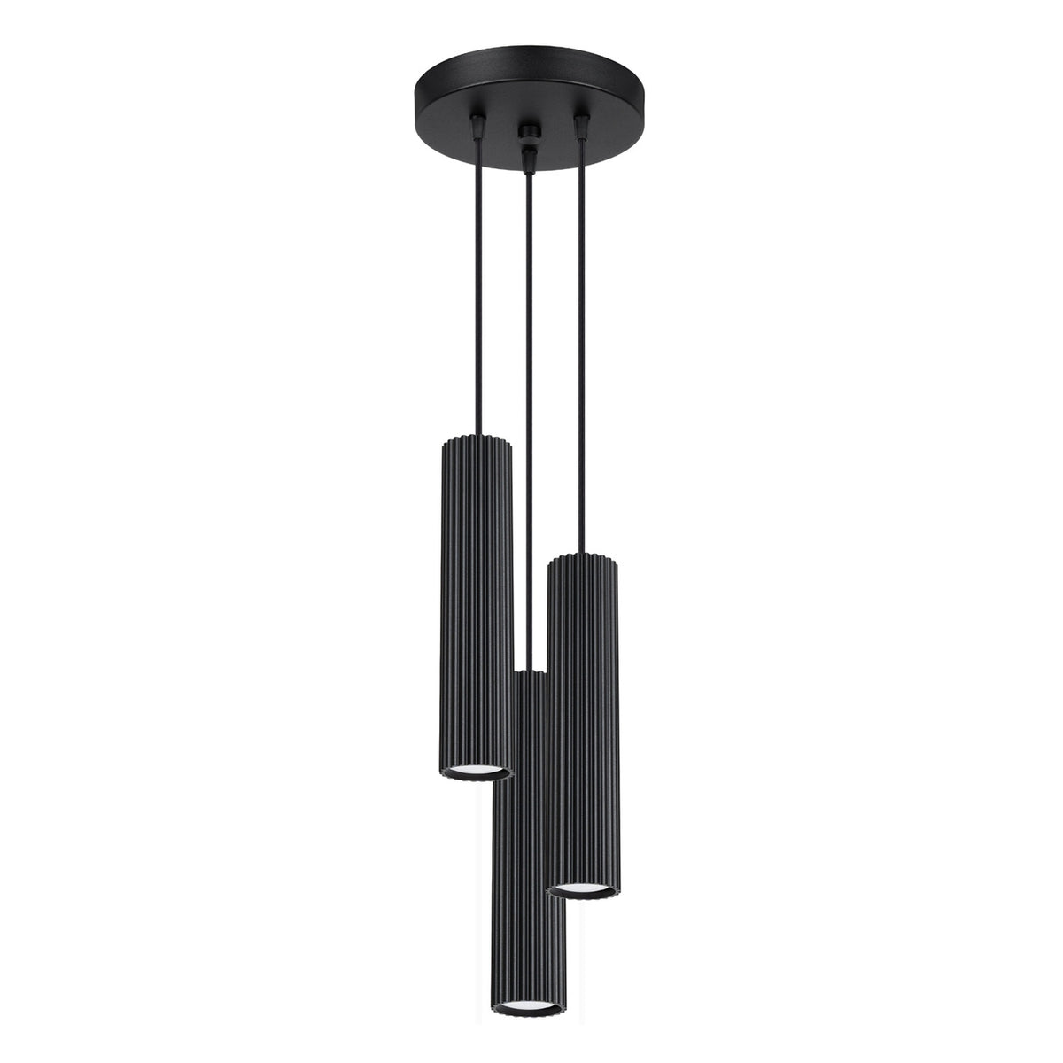 Lampe suspendue KARBON 3P Noir