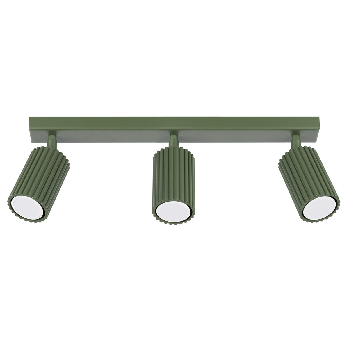 Plafonnier KARBON 3L Vert olive