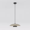 Suspension Babel beige et noire