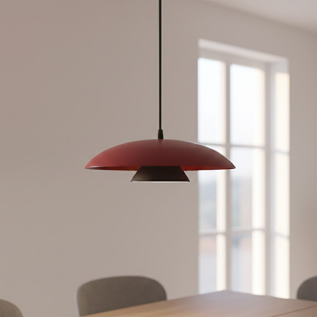 Suspension Babel bordeaux