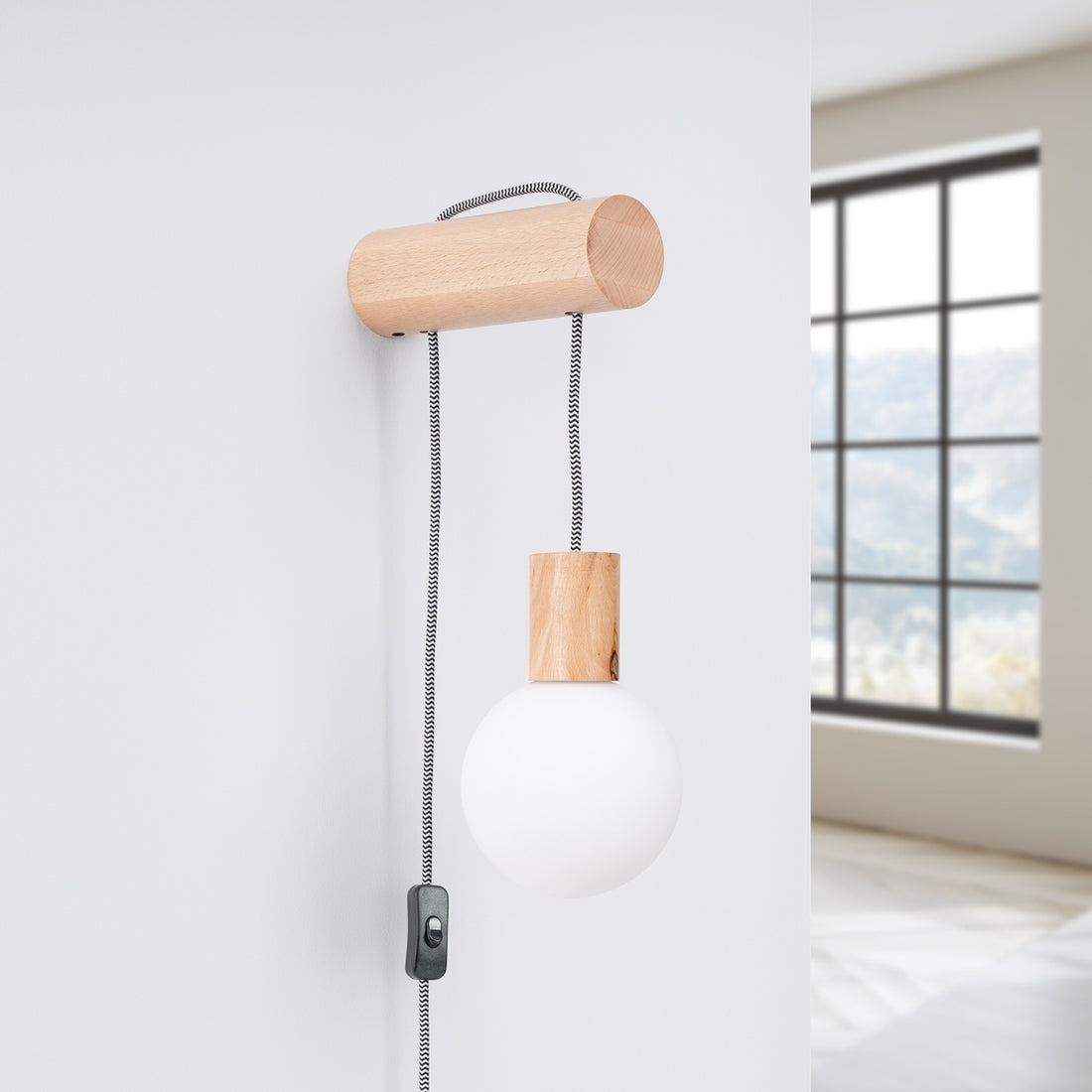 Applique NIBMI G9 avec interrupteur