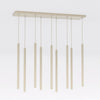 Suspension Selter 9 lumières beige