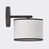 Applique murale Eco grise et noire, tissu gris