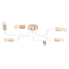 Lustre TIMBO 6 blanc