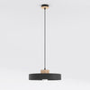 Suspension Kivi noire, bois, H 35 cm