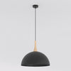 Suspension Nautica noire, bois, H 40 cm