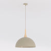Suspension Nautica beige, bois, H 40 cm