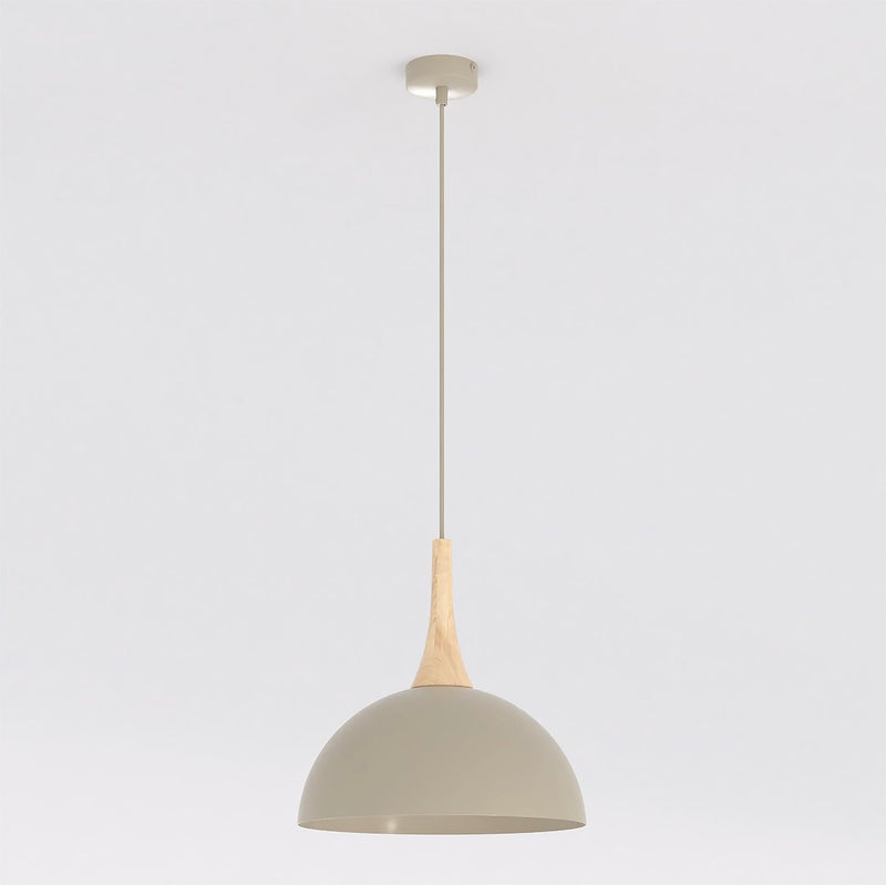 Suspension Nautica beige, bois, H 30 cm