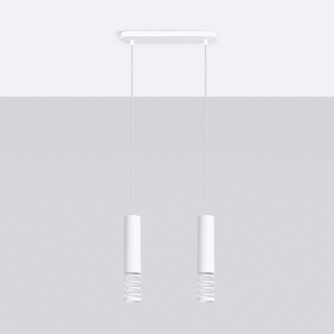Lampe suspendue LAMI 2 blanc