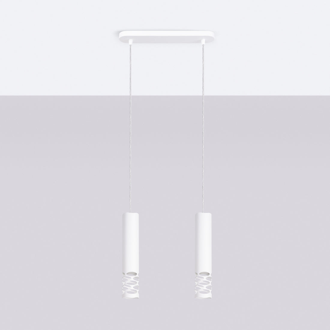 Lampe suspendue LIRO 2 blanc