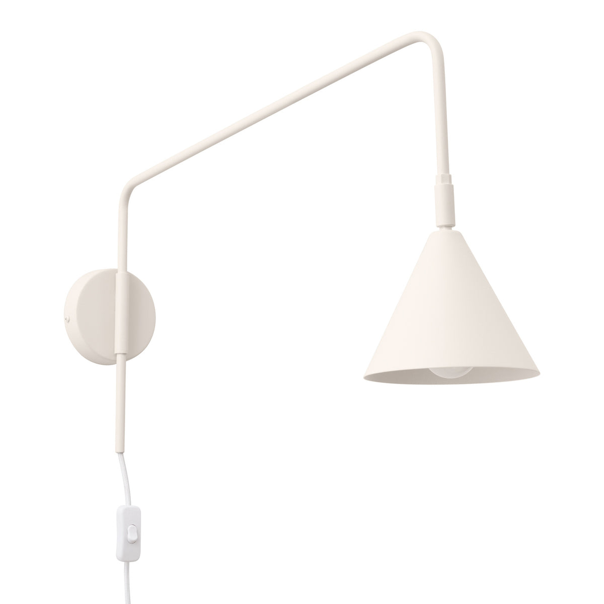 Applique murale NOX 1 Beige Sans interrupteur