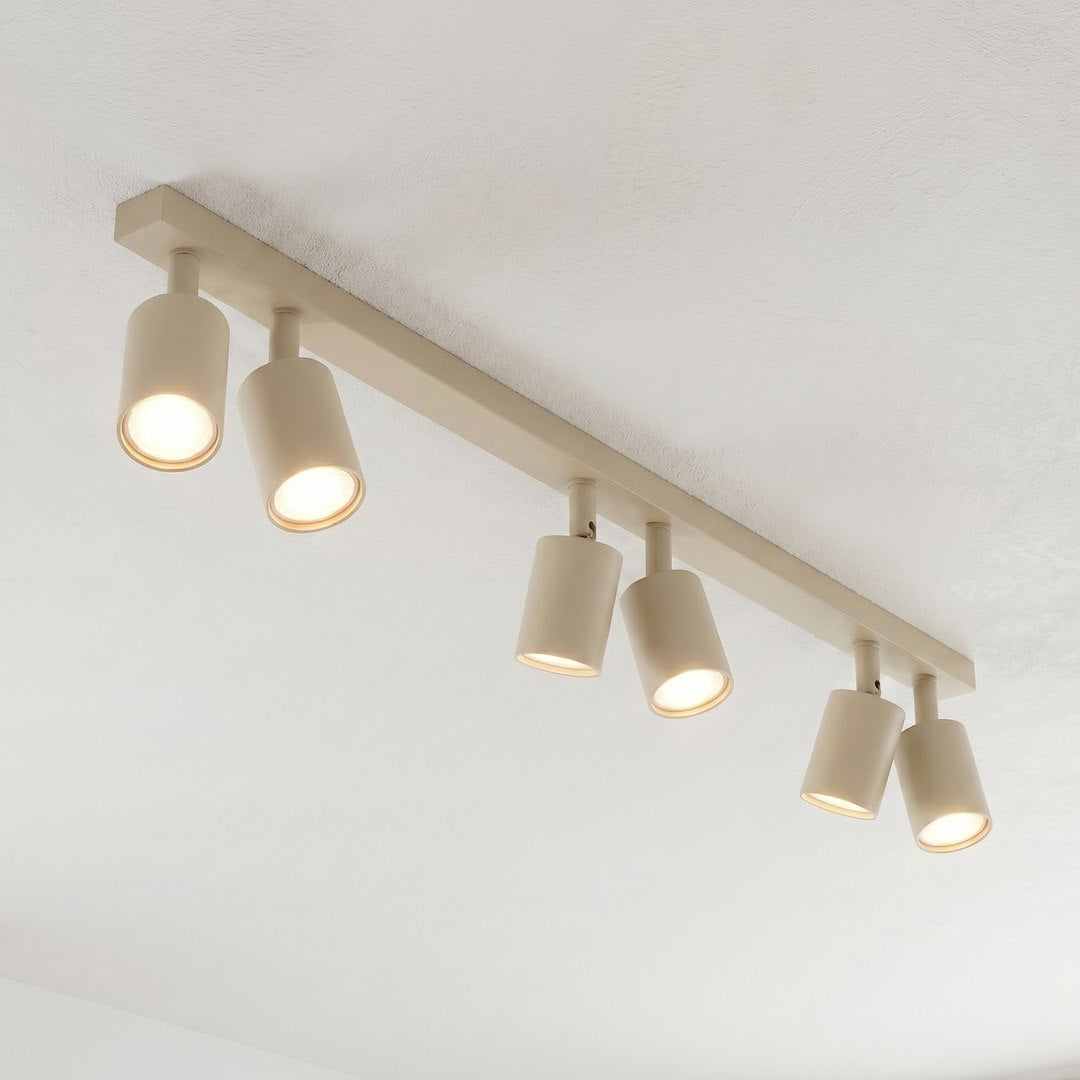 Plafonnier Flash 6 lumières beige