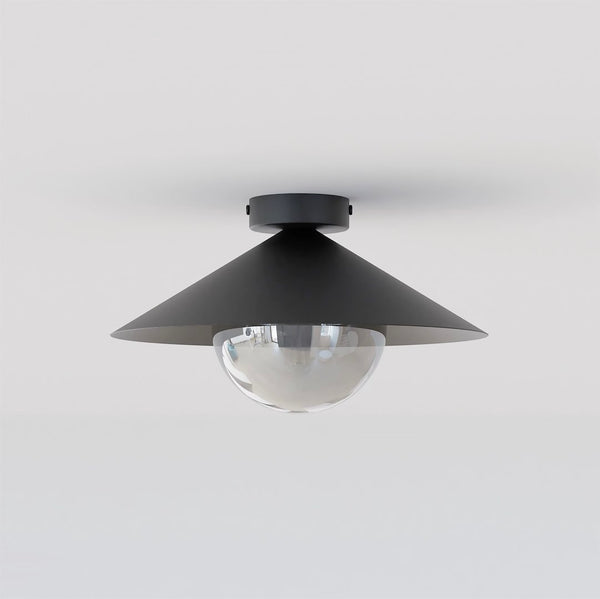 Luminaire plafonnier | Mono Noir H 30 cm