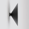 Applique murale Mono noire, verre graphite, H 50 cm