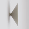Applique murale Mono beige, verre blanc, H 50 cm