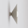 Applique murale Mono beige, verre blanc, H 40 cm