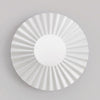 Applique murale Umbra blanche, verre blanc, P 25 cm