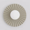 Applique murale Umbra beige, verre blanc, P 25 cm
