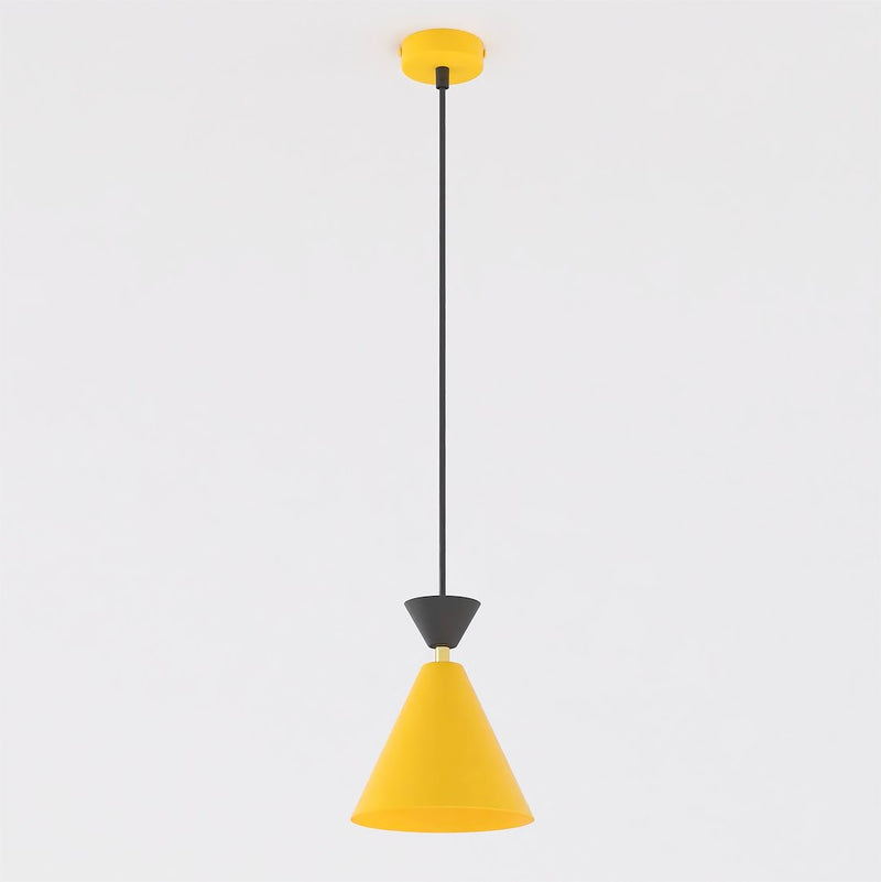 Suspension Klever orange et noire