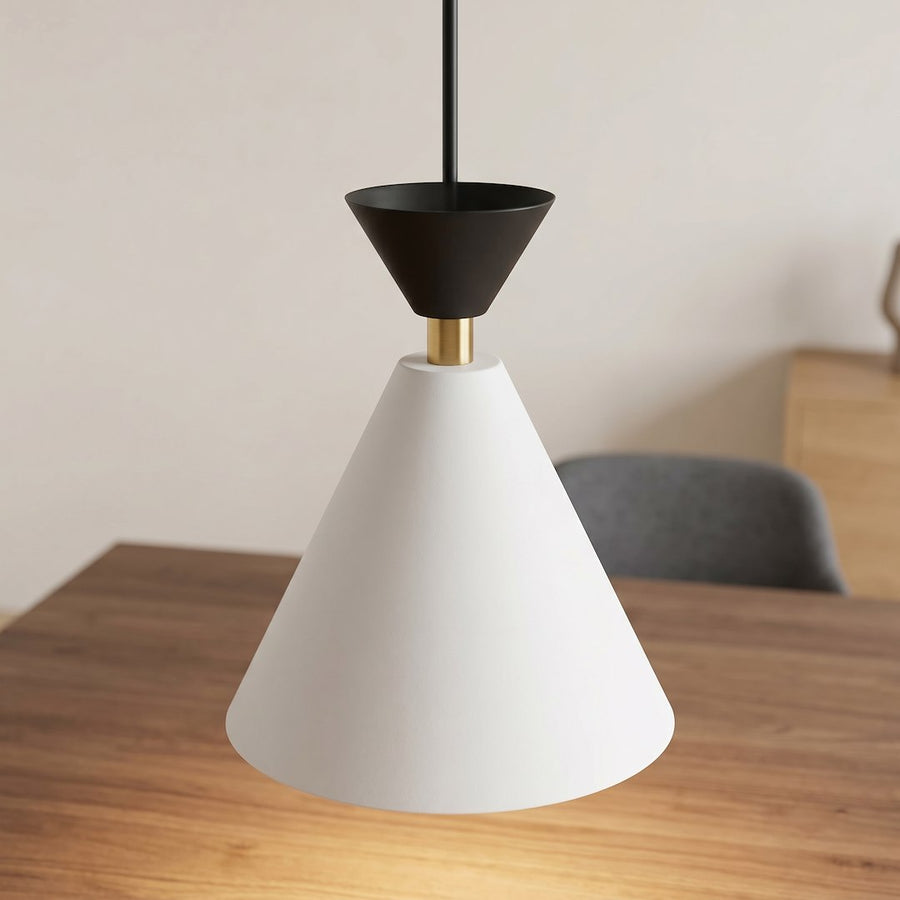 Suspension Klever 3 lumières blanche