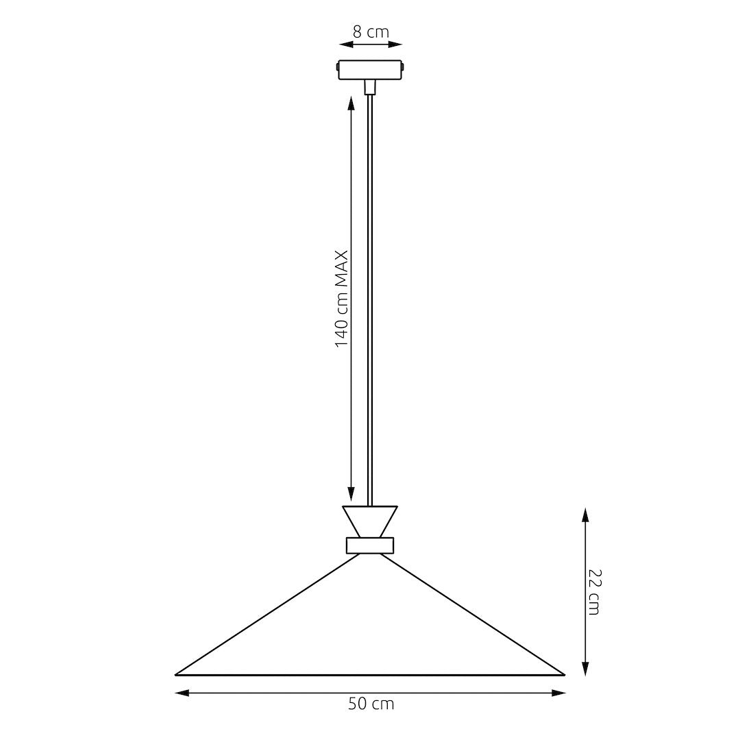Suspension Olivo noire