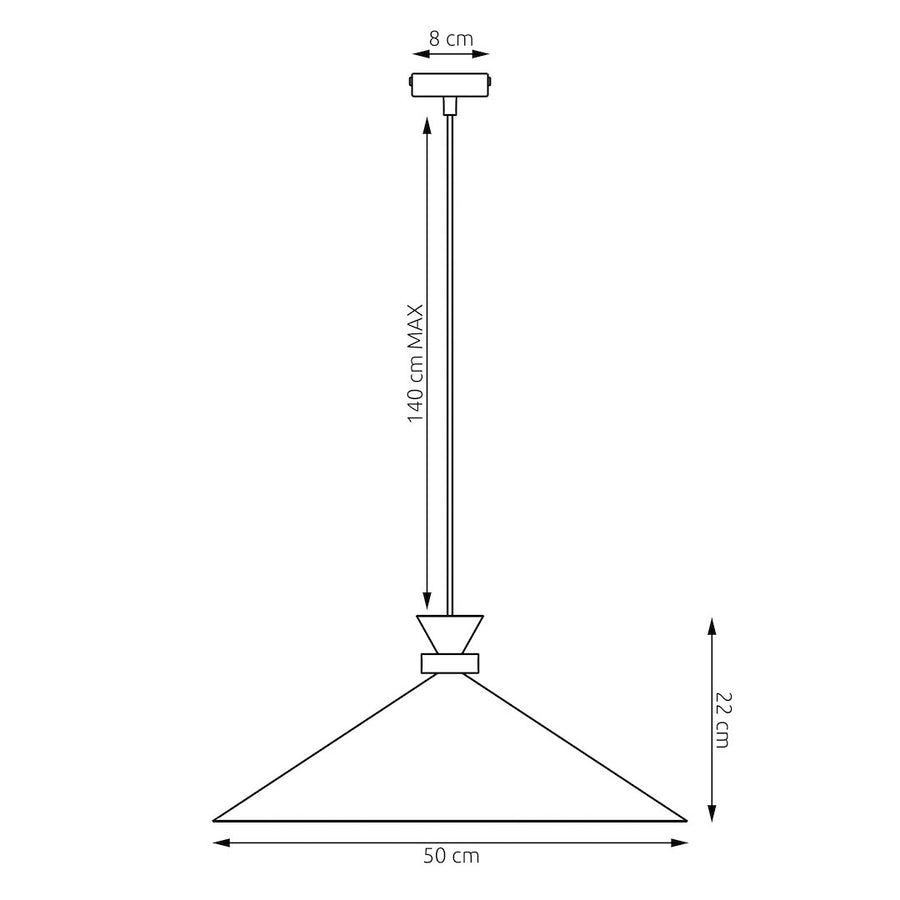 Suspension Olivo blanche