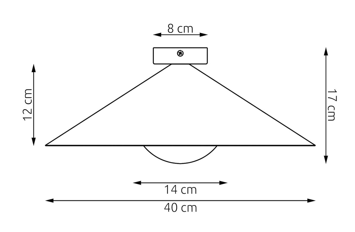 Plafonnier Mono blanc, verre blanc