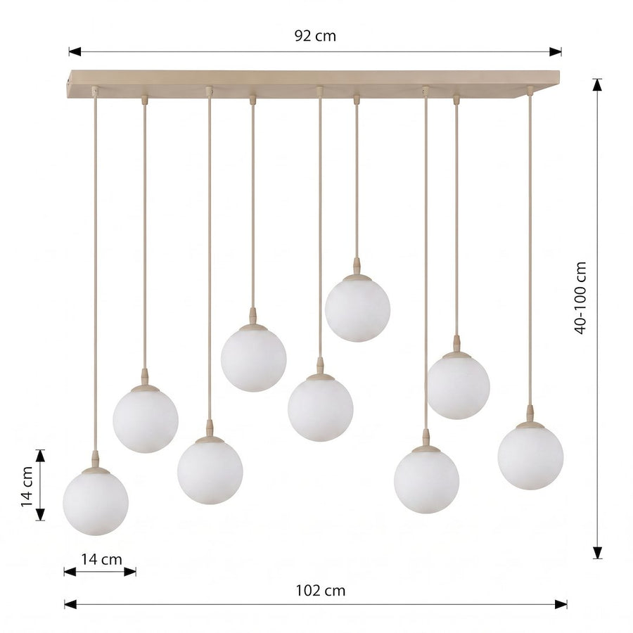 Schéma coté : largeur 92 cm, hauteur réglable de 40 à 100 cm