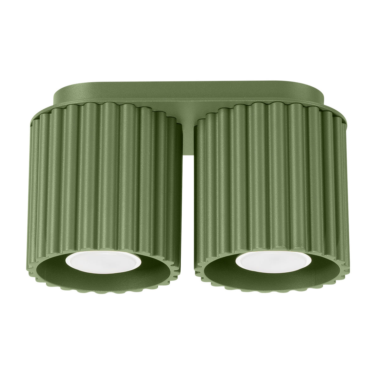 Plafonnier AURA 2 GU10 Vert olive