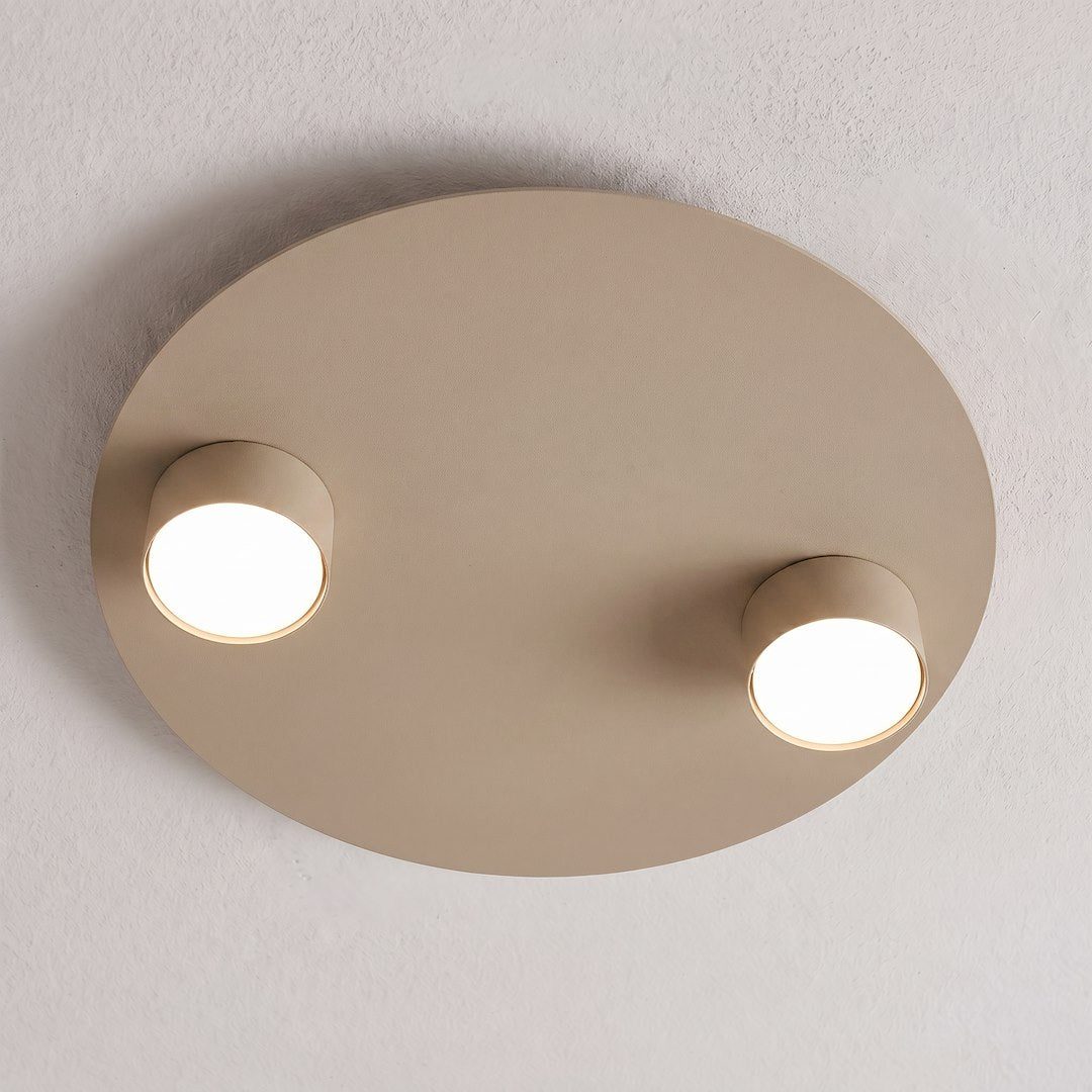 Plafonnier Bolx 2 lumières beige