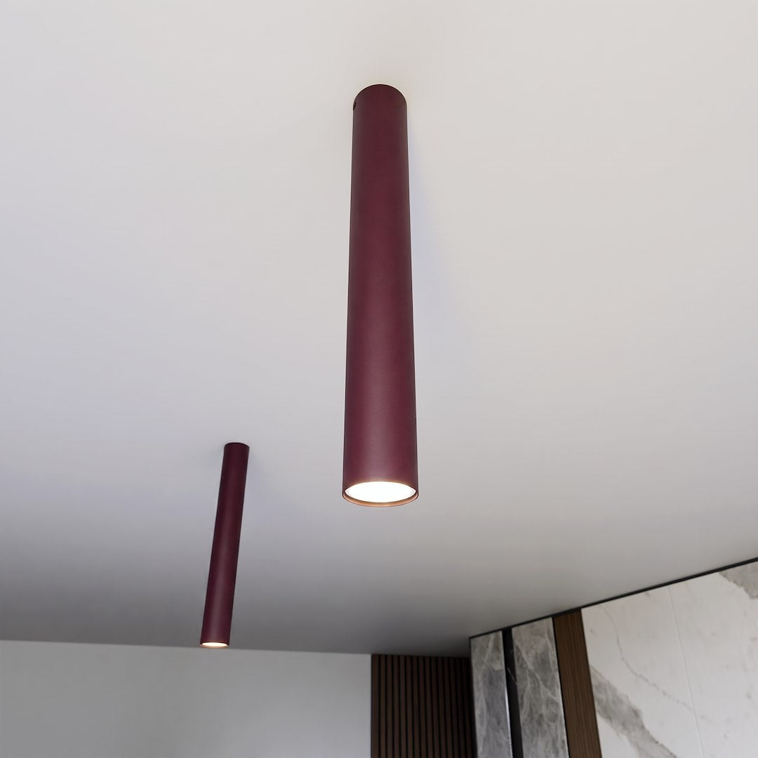 Plafonnier Tecno beige, P 45 cm