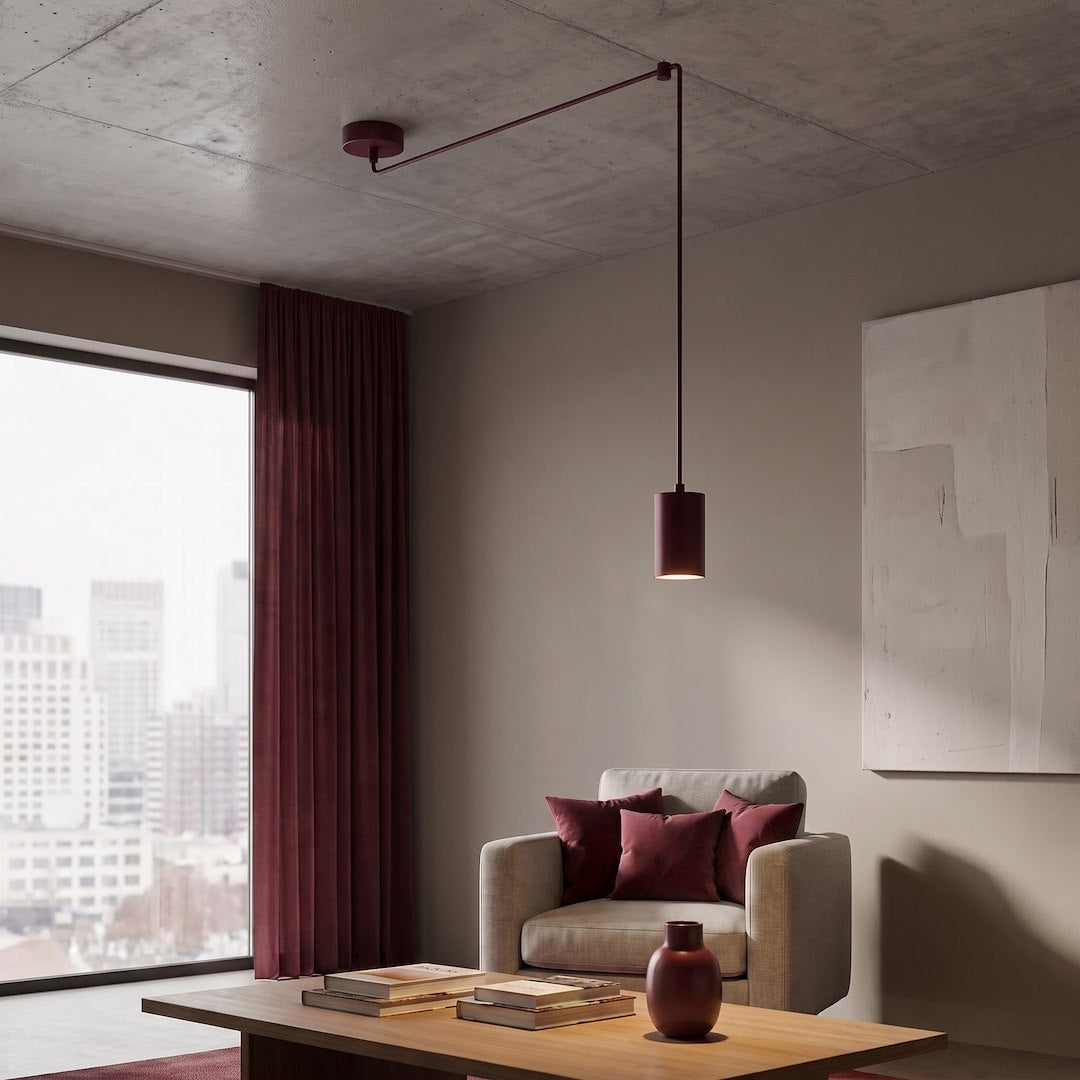 Suspension Traker bordeaux