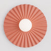 Applique murale Umbra corail, verre blanc, P 35 cm