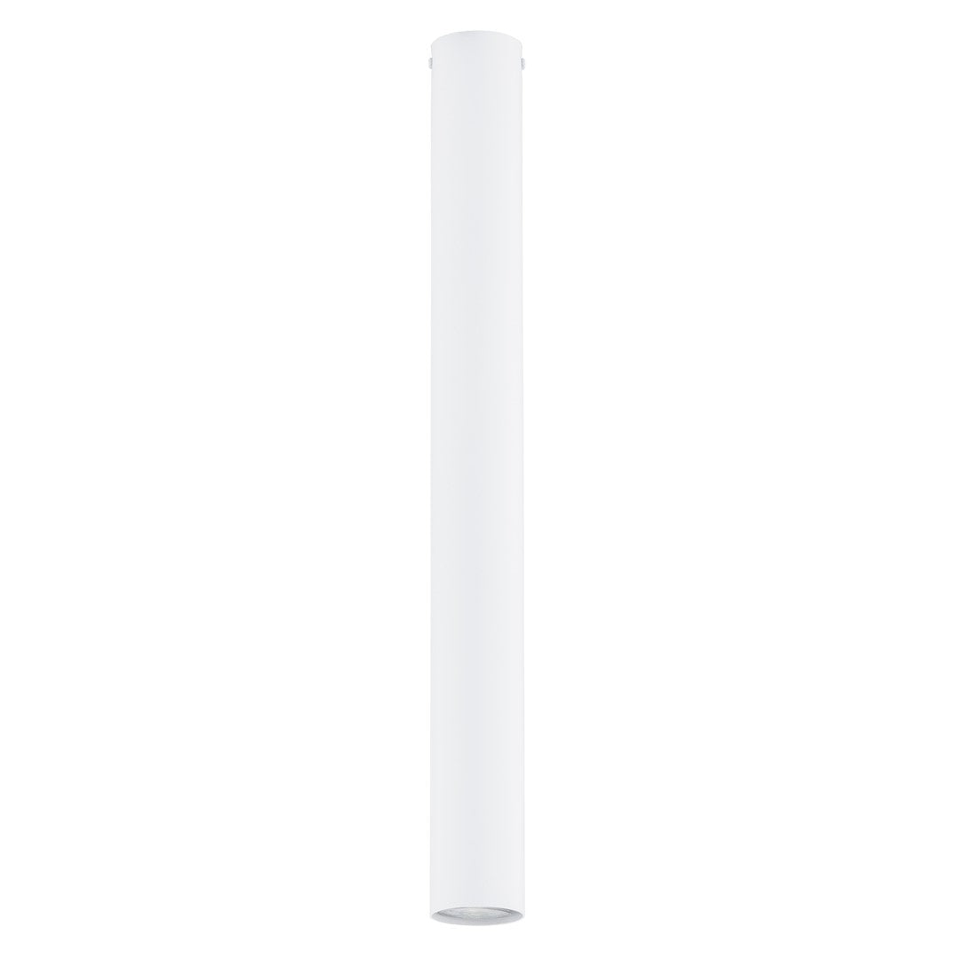 Second plan produit de face, tube blanc mat présenté verticalement sur fond neutre.