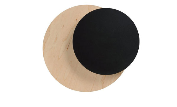 Wandleuchte Circle schwarz, Ausführung B
