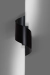 Wandleuchte Spiner schwarz