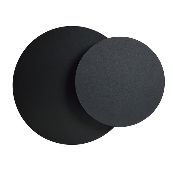 Wandleuchte Circle 1-flammig schwarz