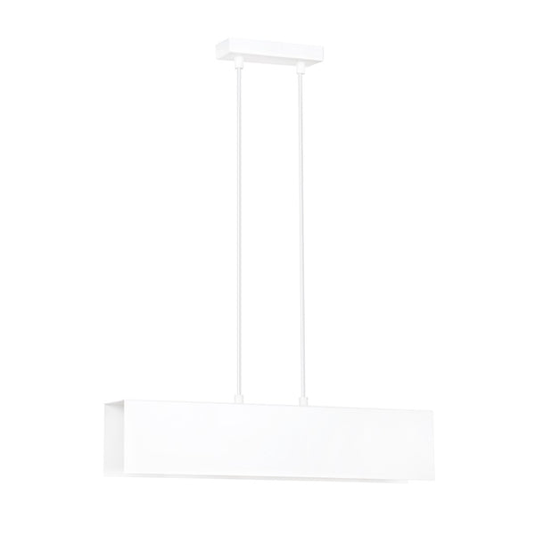 Suspension Gentor 2 lumières blanche