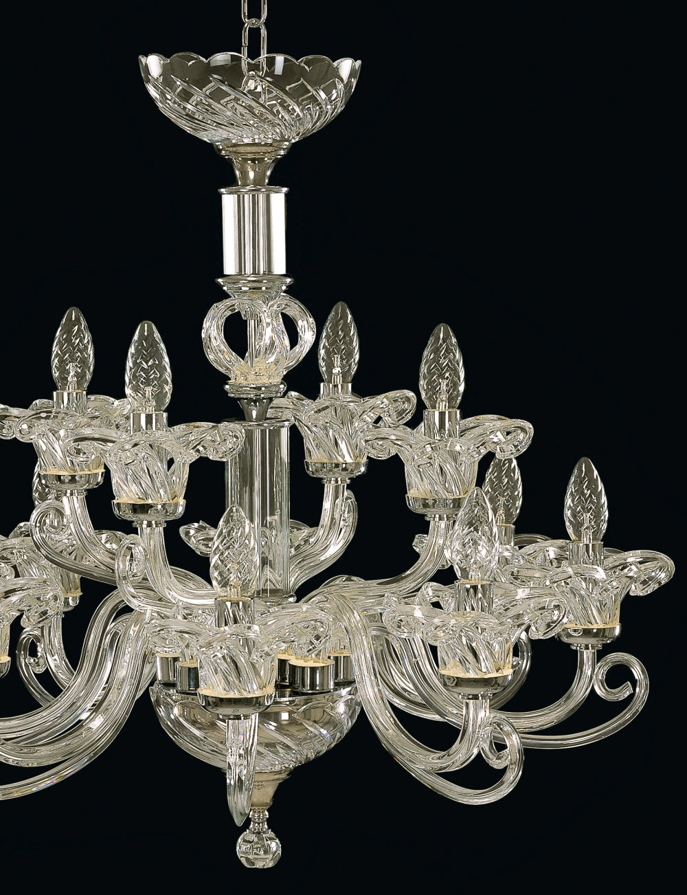 Lustre en verre transparent EL4001200