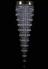 Spiral-Kristall-Hängeleuchte L449CE