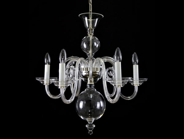 Kronleuchter aus transparentem Glas LW513060100G