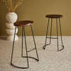 2 Barhocker Mangoholz | Flot