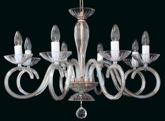 Kronleuchter aus transparentem Glas EL2248024