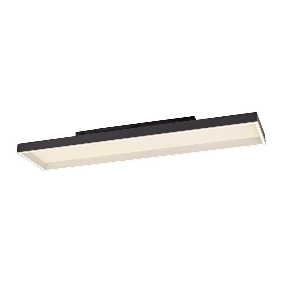 Plafonnier Q-Magong noir, L 30,9 cm
