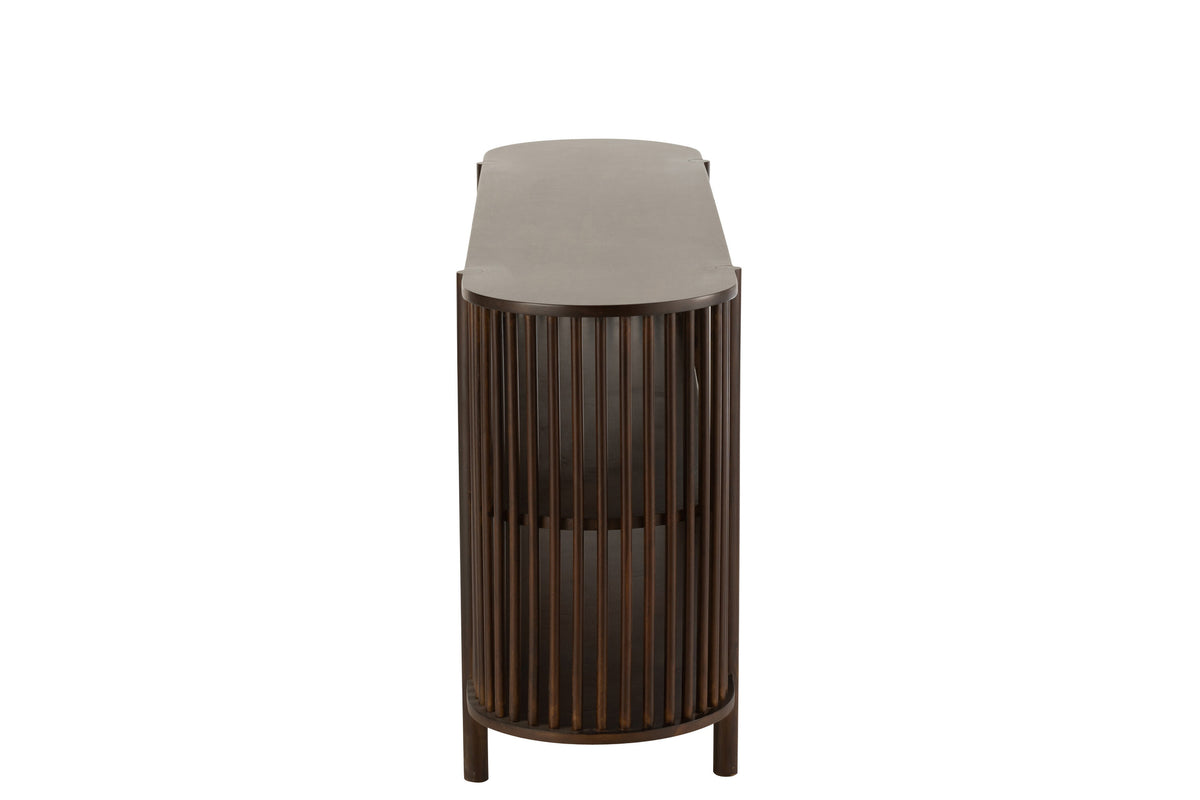 Console Bois Mangue 2 Étagères